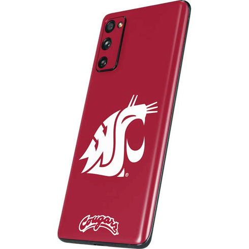 Washington State University Cougars Logo Galaxy S20 Fan Edition Skin